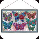 Art Panel-AP326R-Patterned Butterflies - Patterned Butterflies