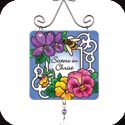 Suncatcher-JSW042R-Pansies//Sisters in Christ - Pansies//Sisters in Christ