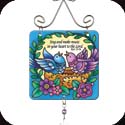 Suncatcher-JSW244R-Nesting Birds//Sing and make music? - Nesting Birds//Sing and make music in your heart to the Lord.  Eph. 5:19