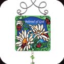 Suncatcher-JSW250R-Daisies & Ladybugs//Beloved of God - Daisies & Ladybugs//Beloved of God