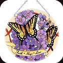 Suncatcher-LC285R-Swallowtails & Larkspur//Faith - Swallowtails & Larkspur//Faith