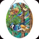 Suncatcher-LO054R-Wild Birds - Wild Birds