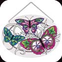 Suncatcher-LO196R-Stylized Butterflies - Stylized Butterflies