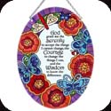 Suncatcher-LO244R-Serenity Prayer//God, grant me - Serenity Prayer//God, grant me