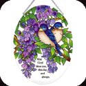 Suncatcher-LO302R-Bluebirds & Wisteria//May God - Bluebirds & Wisteria//May God