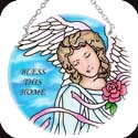 Suncatcher-MC161R-Angels of Heaven/BLESS THIS HOME - Angels of Heaven/BLESS THIS HOME