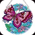 Suncatcher-MC255R-Butterfly Floral - Butterfly Floral