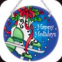 Suncatcher-MC268R-Ice Skates//Happy Holidays - Ice Skates//Happy Holidays