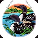 Suncatcher-MC279R-Loons - Loons