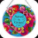 Suncatcher-MC307R-Ladybugs//Saved by Grace! - Ladybugs//Saved by Grace!