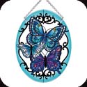 Suncatcher-MO233R-Blue Butterflies - Blue Butterflies