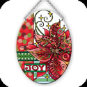 Suncatcher-MO276R-Poinsettia/JOY - Poinsettia/JOY