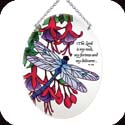 Suncatcher-MO297R-Dragonfly & Fuschias//The Lord - Dragonfly & Fuschias//The Lord