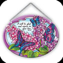 Suncatcher-MO298R-Butterflies & Lilacs//I will b - Butterflies & Lilacs//I will b