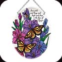 Suncatcher-MO323R-Monarch & Gladioluses//...how - Monarch & Gladioluses//...how