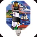 Night Light-NL4014R-Lighthouse & Sailboat - Lighthouse & Sailboat