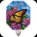 Nightlight-NL4018R-Butterfly Bush/May the Lord bless you... - Butterfly Bush/May the Lord bless you and keep you. Num. 6:24