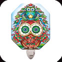 Nightlight-NL4024R-Holiday Owls - Holiday Owls