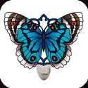 Nightlight-NL5006-Turquoise/Umber Butterfly - Turquoise/Umber Butterfly