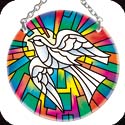 Suncatcher-SC111R-Holy Spirit Dove - Holy Spirit Dove