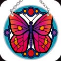 Suncatcher-SC285R-Jeweled Butterfly - Jeweled Butterfly