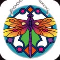 Suncatcher-SC286R-Jeweled Dragonfly - Jeweled Dragonfly