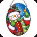 Suncatcher-SO286R-Snowman - Snowman