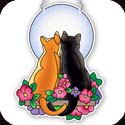 Suncatcher-SSD1003R-Cats in Moonlight - Cats in Moonlight