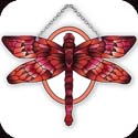 Suncatcher-SSD1022R-Red/Terracotta Dragonfly - Red/Terracotta Dragonfly