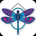 Suncatcher-SSF1007R-Aqua/Violet Dragonfly - Aqua/Violet Dragonfly