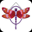 Suncatcher-SSF1008-Red/Purple Dragonfly - Red/Purple Dragonfly