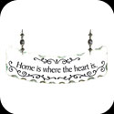 Suncatcher-SSN1009-Home is where the Heart is. - Home is where the Heart is.