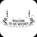 Suncatcher-SSN1022-WELCOME to my kitchen. - WELCOME to my kitchen.