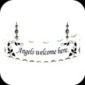 Suncatcher-SSN1064-Angels welcome here. - Angels welcome here.