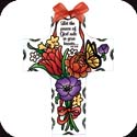 Suncatcher-SX2017R-Jewel Bouquet/Let the peace of God... - Jewel Bouquet/Let the peace of God rule in your heart.  Col. 3:15