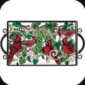 Tray-TR220R-Cardinals & Green Grapes - Cardinals & Green Grapes